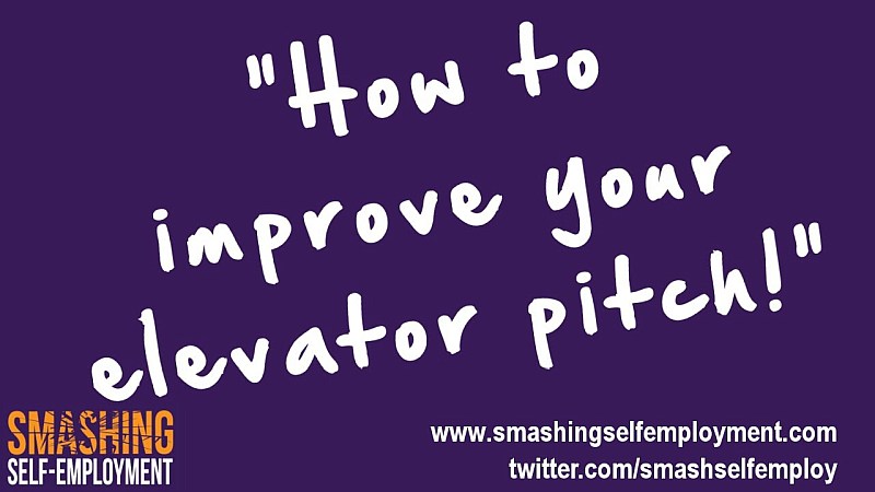 how to improve your elevator pitch to improve your networking